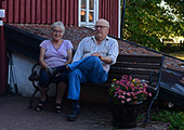 Jan och Marianne Ljungdahl på Klingstorp. Foto Bengt Hertzman