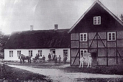 Skvattemölla på 1920-talet Foto: Blomgrens foto