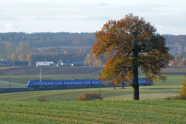 Tåget på väg mot Klippan Foto: Bengt Hertzman